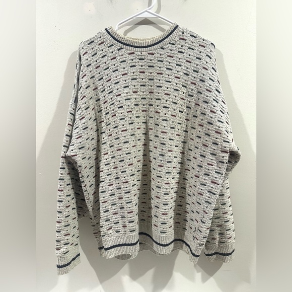 Northwest Territory Other - 90s Vintage Pattern Chunky Ragg Sweater - 85% Cotton Thick Slouch Knit -NWT- XL